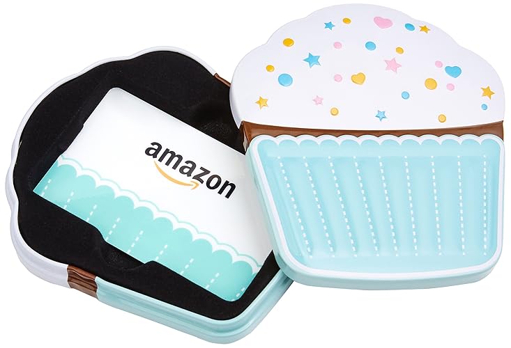 Amazon.com Gift Card in a Birthday Gift Box (Various Designs) - 0 - Birthday Cupcake Tin