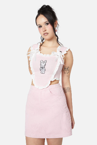 Bebe Ruffle Corset | 14 / Pink