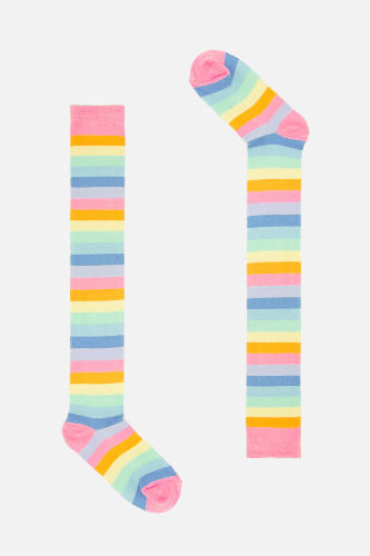 Long Stripe Socks | Pastel