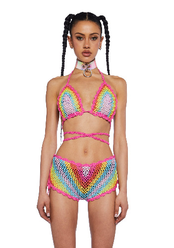 Shoot Your Stars Crochet Top | MULTI / X-Large