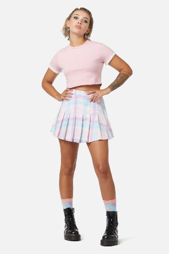 Abyss Tartan Skirt | 14 / Multi