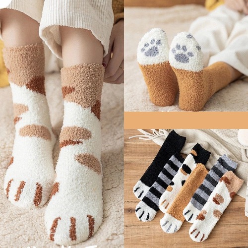 Dog Paw Pattern Socks