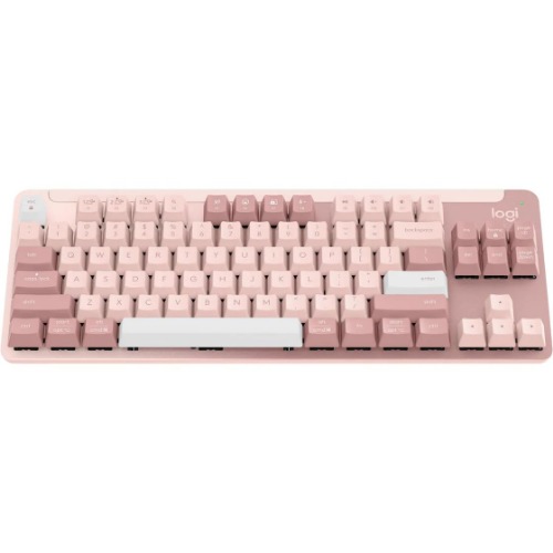 Logitech Signature K855 Mechanical Wireless Tenkeyless Keyboard, Rose