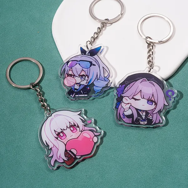 Caelus Honkai Star Rail Keychain