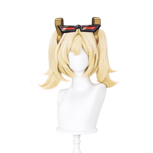 【Ready For Ship】DokiDoki Game Zenless Zone Zero Cosplay Burnice Whita Wig Short Straight Light Yellow Hair ZZZ | Yellow Ver. Wig Only-Ready For Ship