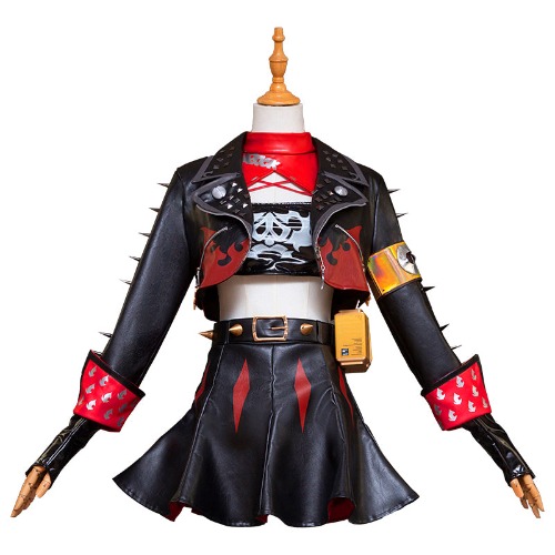 【 Ready For Ship】【Pay $1 More Get Cocktail Shaker】【Size S-2XL】DokiDoki-R Game Zenless Zone Zero Cosplay Burnice Whita Costume ZZZ | Costume Only-2XL-Ready For Ship