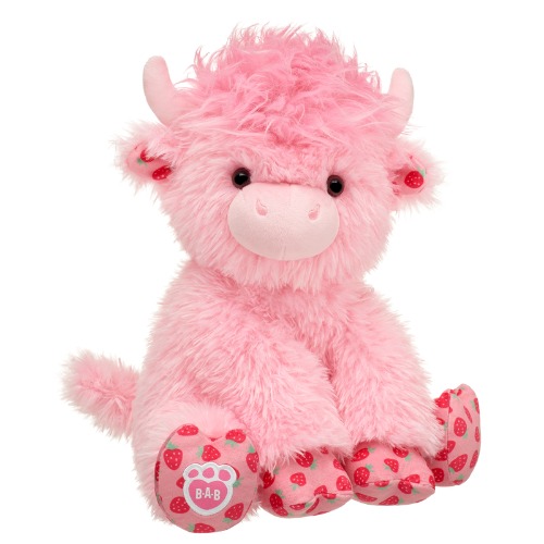Strawberry Highland Cow Stuffed Animal | Default Title