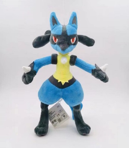 12" Large Lucario Plush - Plush Animal Plush Toys, Plush Doll Gifts for Kids