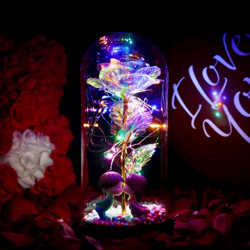 Enchanted Sparkly Rose™ | Galaxy Kiss