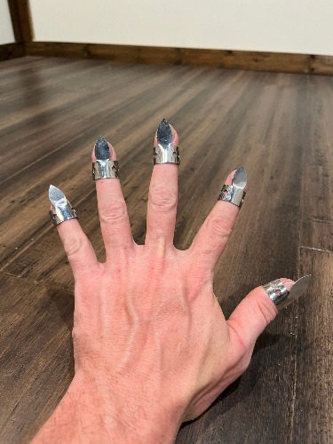 Classic Throwback Version BDSM Primal Scratcher Claws Adjustable Stainless Steel — Sharp Pointed Things