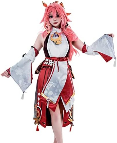 FCCAM Beidou Dress Cosplay Game Genshin Impact Beidou Cosplay Costume for Women Halloween Outfit