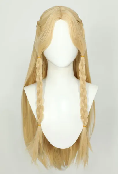 Delicious in Dungeon Marcille Donato Cosplay Wig Elf Wig Long Straight Golden Wig