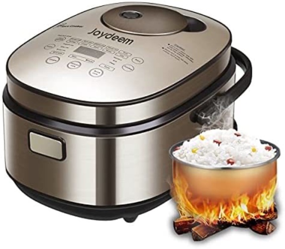 JOYDEEM AIRC-4001 Smart Induction Heating System Rice Cooker, 24-hours Pre-set Timer, 4 L 8 Cup Capicity - Default