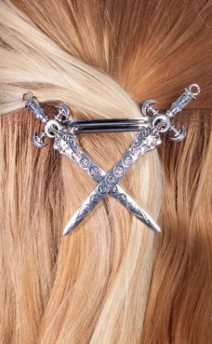 Lunar Goddess Swords Hair Clip | Default Title