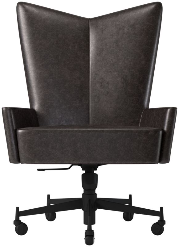 Bowtie Leather Office Chair Model 3002 Bello Black