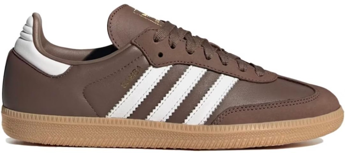 adidas Samba OG Womens Sneaker - 7 - Earth Strata Gum