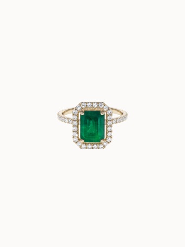 Bloom Emerald Engagement Ring - 1.50