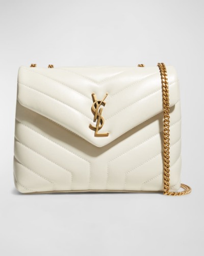 Loulou Small YSL Shoulder Bag in Quilted Leather