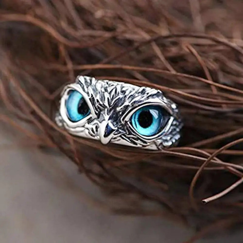Diverse Owl Eyes Ring - 6