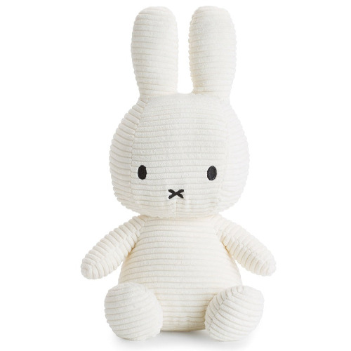 Miffy Sitting Corduroy Plush Offwhite | 13" / 33 cm