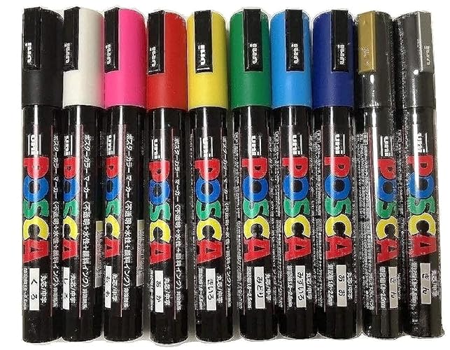 Posca Colouring - PC-5M - Pack of 10 Colours