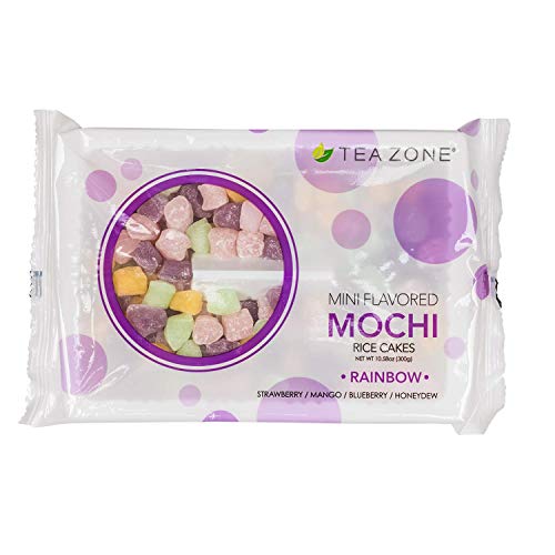 TEA ZONE B3007a 10.6 oz Rainbow Mini Mochi Bag - Rainbow