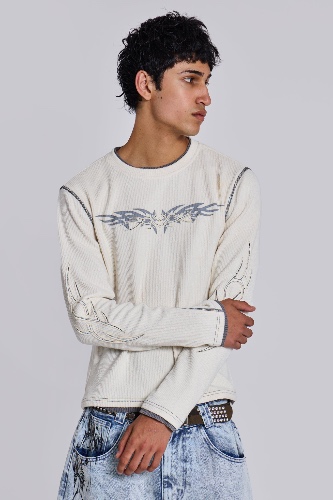 Off White Tattoo Applique Tee | 