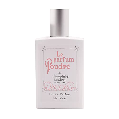 T. LeClerc - Parfum Poudré Iris Blanc - Eau de Parfum 50ML - Made in France - Vegan - Iris Blanc Poudré - 50 ml (Lot de 1)