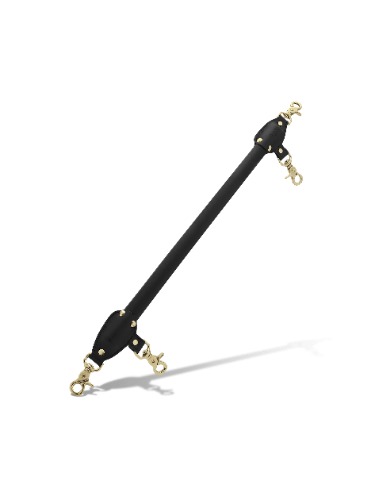 Coco de Mer Black Leather Spreader Bar 