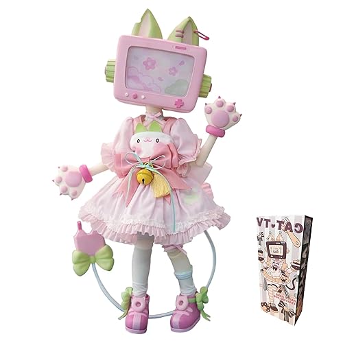 CALEMBOU BJD Blind Box, 13 Inches Cute Ufdoll TV Series Ball Joint Doll Blind Box, Collectable Action Figure for Birthday Gifts(1PC) - Pink