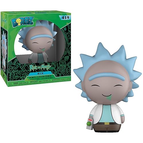 Rick: Dorbz Vinyl Figurine Bundle with 1 Cartoon Theme Compatible Trading Card (459-29939)