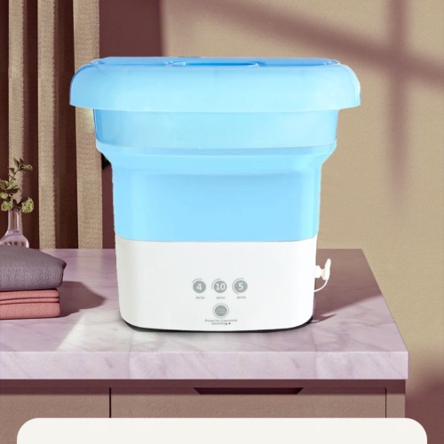 Space Saving Portable Washer with UV Sterilization - Blue