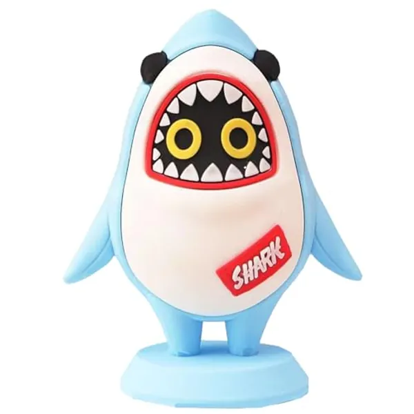 XcdQualotrine Zenless Zone Zero Bangboo Game PVC Figure Model, Eous Sharkboo 3.35 Inch Cartoon Desktop Ornament, Car Decoration. (Sharks)