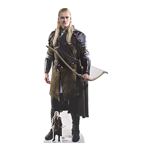 SC4129 Legolas The Lord of The Rings Lifesize Cardboard Cutout Orlando Bloom with Mini
