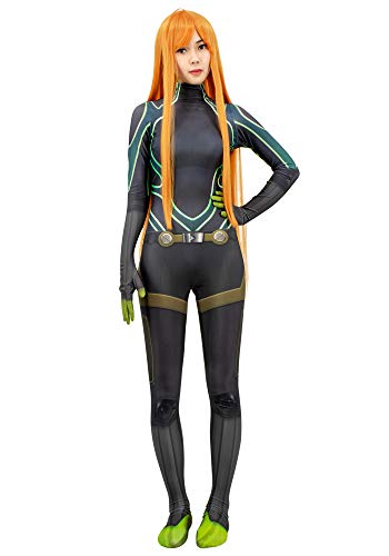 C-ZOFEK Bodysuit 3D Printed Womens Cosplay Costume Jumpsuit - Small