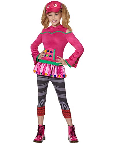 Spirit Halloween Girls Zoey Fortnite Costume | OFFICIALLY LICENSED - CHILDS EXTRA LARGE