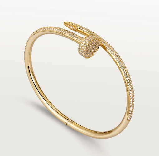 CRN6709817 - Juste un Clou bracelet, classic model, diamonds - Yellow gold, diamonds - Cartier