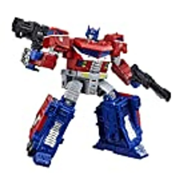 Transformers Toys Generations War for Cybertron Leader Wfc-S40 Galaxy Upgrade Optimus Prime Action Figure - Siege Chapter - Adults & Kids Ages 8 & Up, 7"