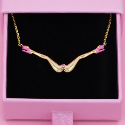 Legs Necklace | 18k Gold Vermeil
