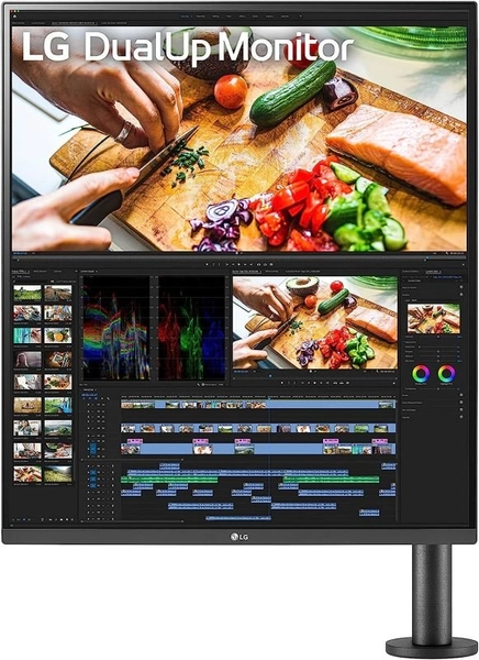 LG DualUp 28MQ780-B Quad HD 27" Nano IPS LCD Monitor - Black