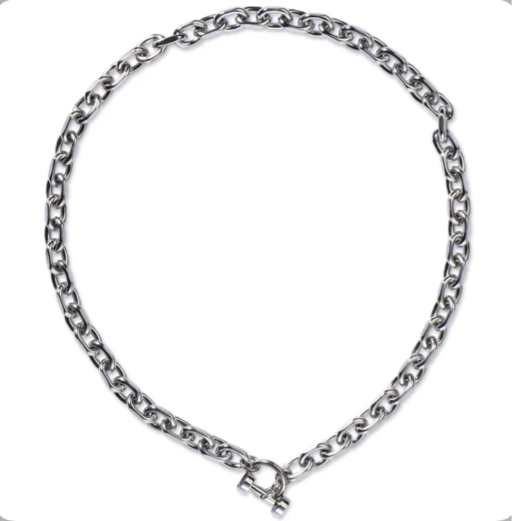 CABLE NECKLACE - SILVER