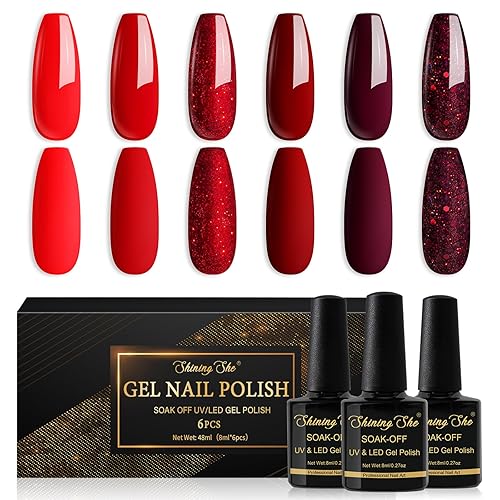 Red polish set