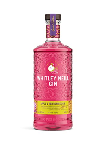 Whitley Neill Apple & Red Berries Gin 70cl - Single