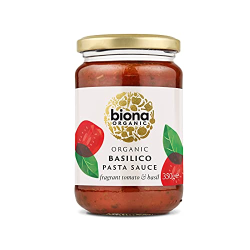 Biona Organic Basilico Tomato and Basil Pasta Sauce 350g (Pack of 6)