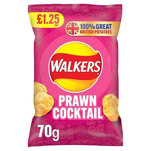 Generic Walkers Prawn Cocktail Crisps 70g (Case Of 18)
