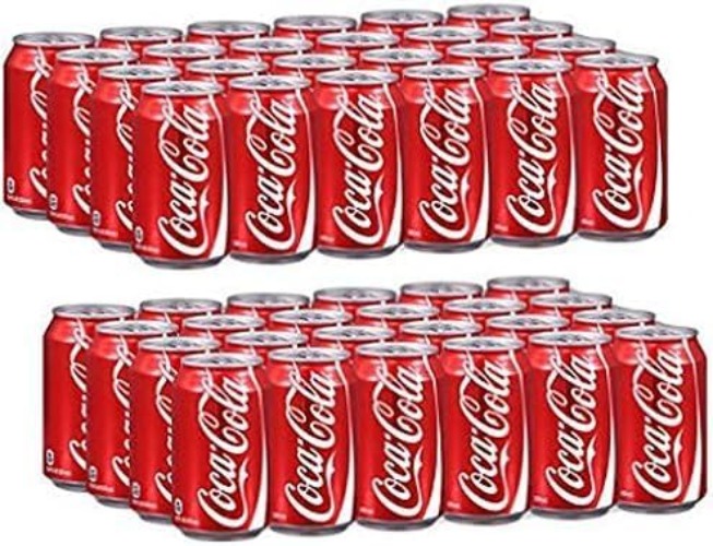 48 x Coke Cans 330ml, 2x24 Pack (48 x 330ml, Original Classic) - Original Classic - 48 x 330ml