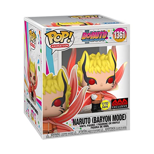 Funko Pop Boruto: Naruto (Baryon Mode) GITD 6" Super Figure (AAA Anime Exclusive)