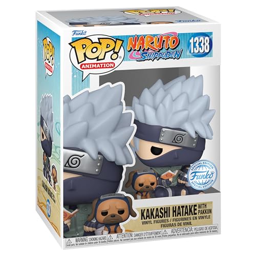 Funko Pop! Animation: Naruto - Kakashi with Pakkun (Exc), Collectable Toy Figure for Collectors and Display - 6040