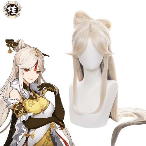 Uwowo Game Genshin Impact Ningguang Cosplay Wig