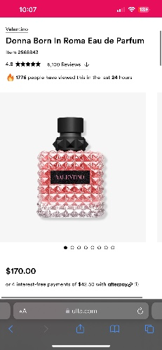 Valentino Perfume 